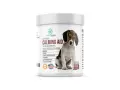 Flacon de SuperDog Calming Aid, un sédatif chien pour apaiser les animaux stressés par les orages, feux d'artifice ou anxiété de séparation.