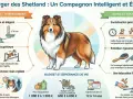 Le berger des Shetland, un chien intelligent et élégant, est présenté avec ses caractéristiques, son éducation et son entretien.