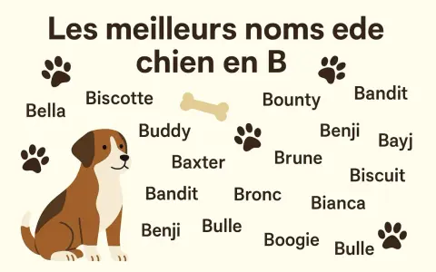 Liste de noms de chien en B : Bella, Biscotte, Buddy, Baxter, Bandit, Benji, Bulle, Boogie, Bounty, Brune, Bianca, Biscuit, Bronc, Bayj.